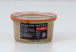 Kachní paštika s jablky