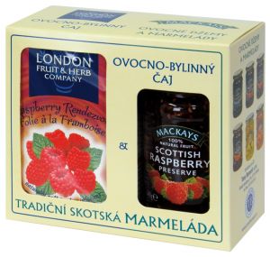 Ovocný čaj a marmeláda